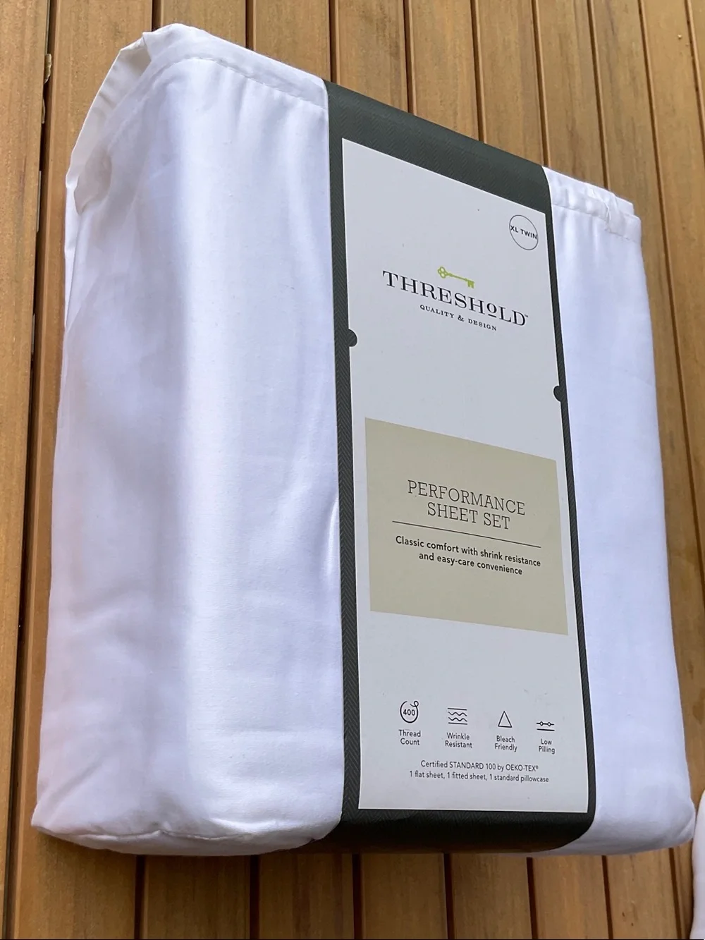 Threshold Performance Sheet Set - White XL Twin NWT
